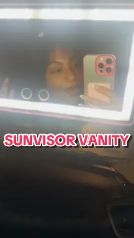 GENIUS !! #sunvisor #vanitymirror 