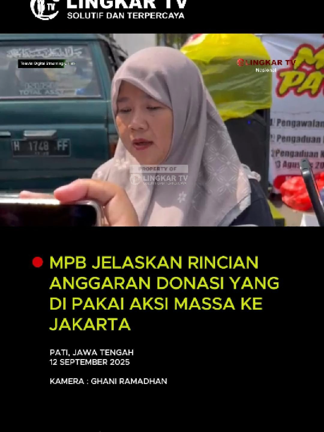 MPB JELASKAN RINCIAN ANGGARAN DONASI YANG DIPAKAI AKSI MASSA KE JAKARTA  #berita #beritatiktok #pati #jateng