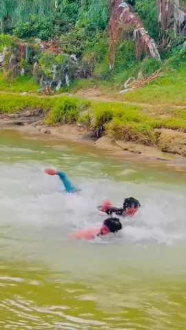 Not Olympic swimmers, but village champions 😎🏊 Rate us... #swimming #withcousins  @Haris @Rizwan_ŷousafzai💎 