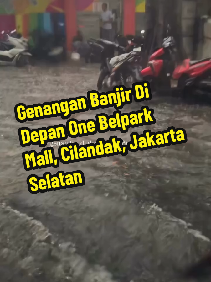 Jumat sore, 12 September 2025, dilaporkan terjadi genangan banjir di depan One Belpark Mall, Jl. RS. Fatmawati Raya, Pondok Labu, Cilandak, Jakarta Selatan. Mohon berhati-hati. #onebelparkmall #cilandak #jakartaselatan  ----- Ikuti akun kami untuk update informasi terkini Jakarta dan sekitarnya ----- 📹 : ig via cibirekomen