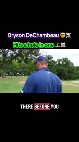 Bryson DeChambeau HITS HOLE IN ONE 🤯#brysondechambeau 