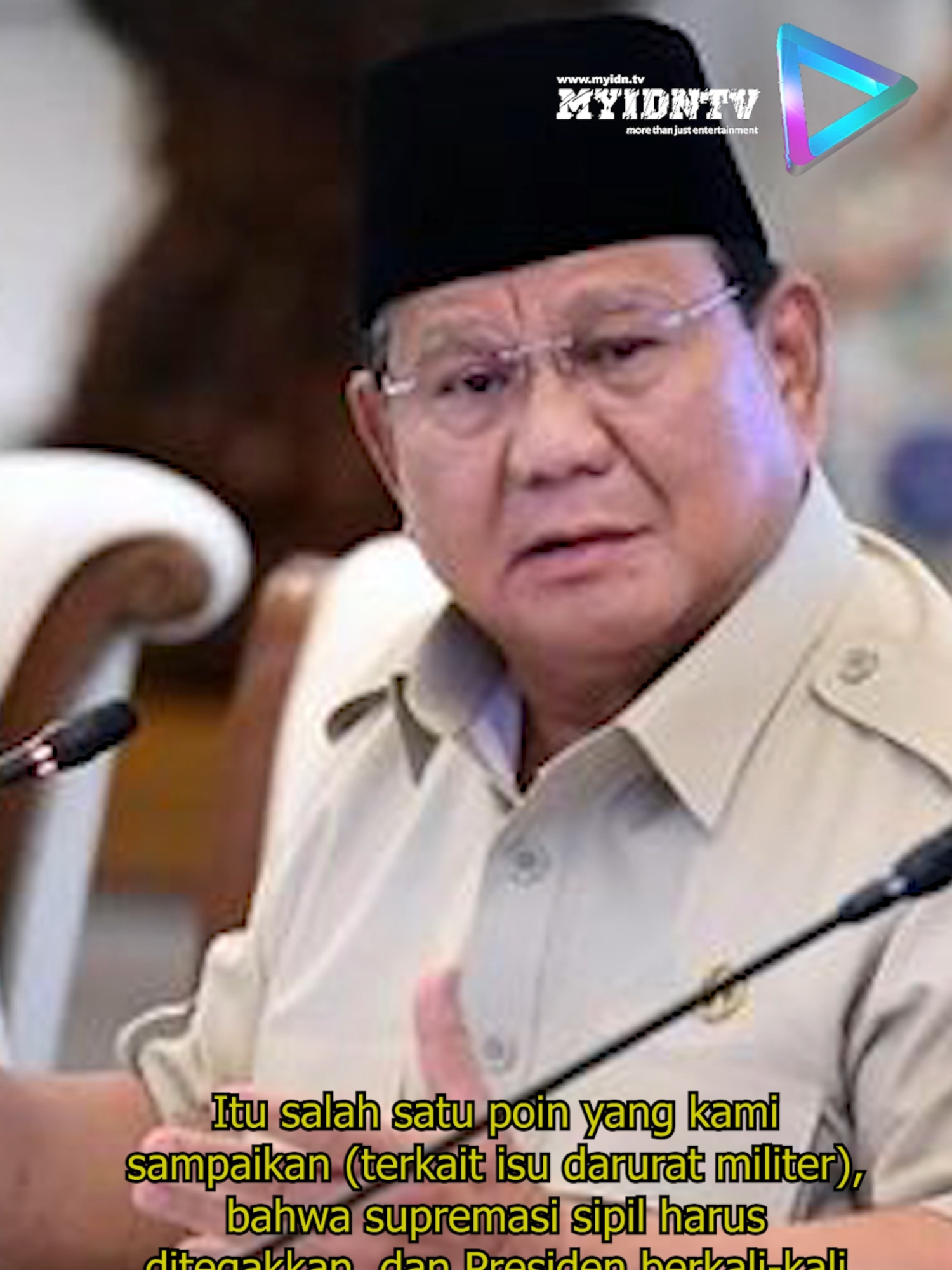 Ditanya Soal Darurat Militer Ini Jawaban Prabowo #fyp #presidenprabowo #prabowo #prabowosubianto #daruratmiliter #gerkannuranibangsa #lukmanhakimsaifudin