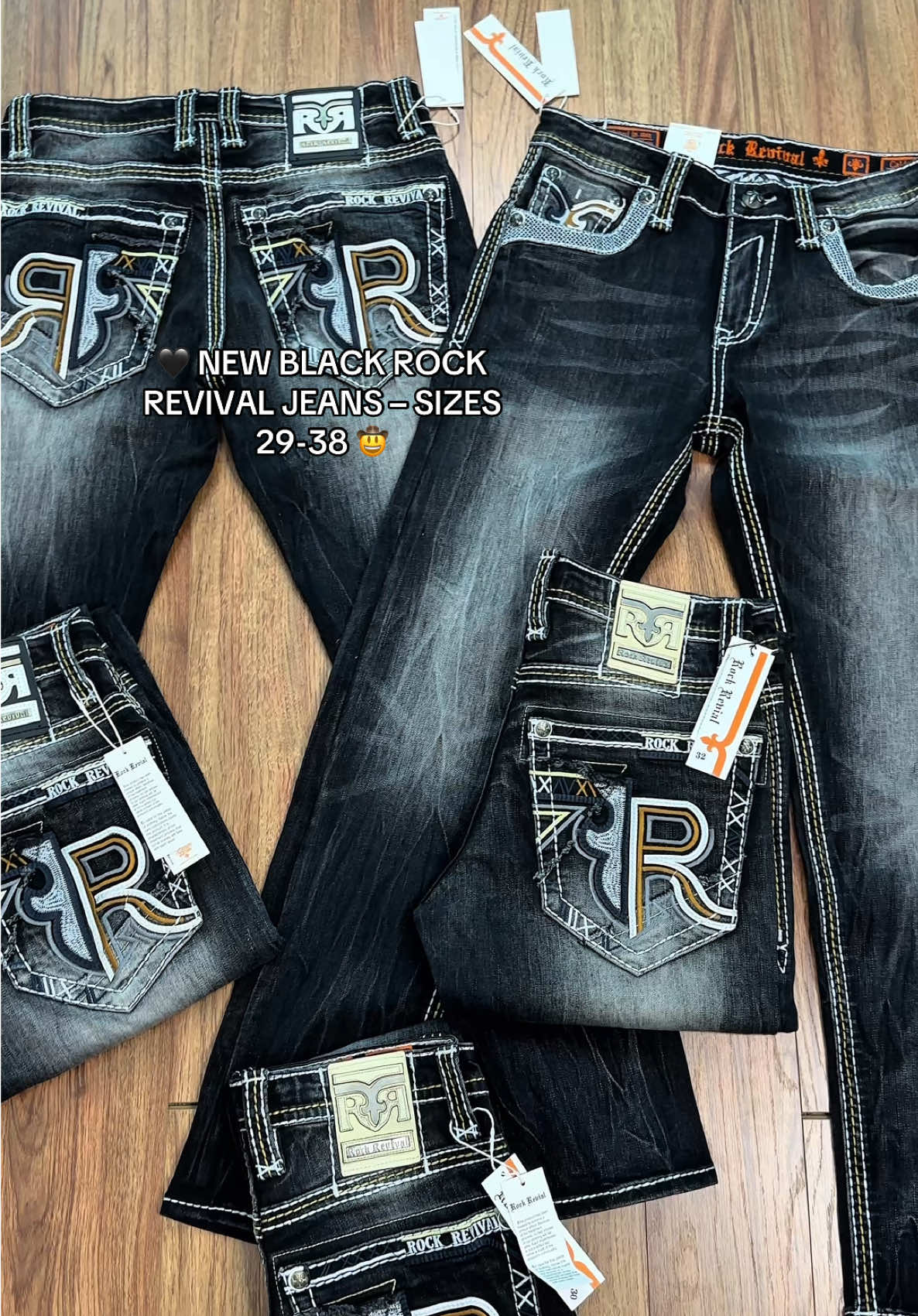 🖤 NEW BLACK ROCK REVIVAL JEANS – SIZES 29-38 🤠 ⚡ Flash Sale | Premium Fit | Western Vibes #rockrevivaljeans #blackjeans #flashsalejeans #freeshippingusa #westernstreetwear 