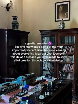In Islam seeking knowledge is an act of worship!  Knowledge is what makes you strong as a human and what makes you unique among all of God’s creation!  The very first word in the Qur’an was ‘Read’: “Read in the name of your Lord who created, created man from a clot. Read, and your Lord is the Most Generous, who taught by the pen, taught man what he never knew.”  (Qur’an, Surah Al-‘Alaq 96:1-5) In Islam the very first thing Allah created was the Pen! - #fyp #islam #faith #explore 