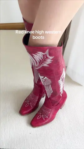 Red boots 🔥#boots #outfit #ootdinspo #fashionboots #redboots 