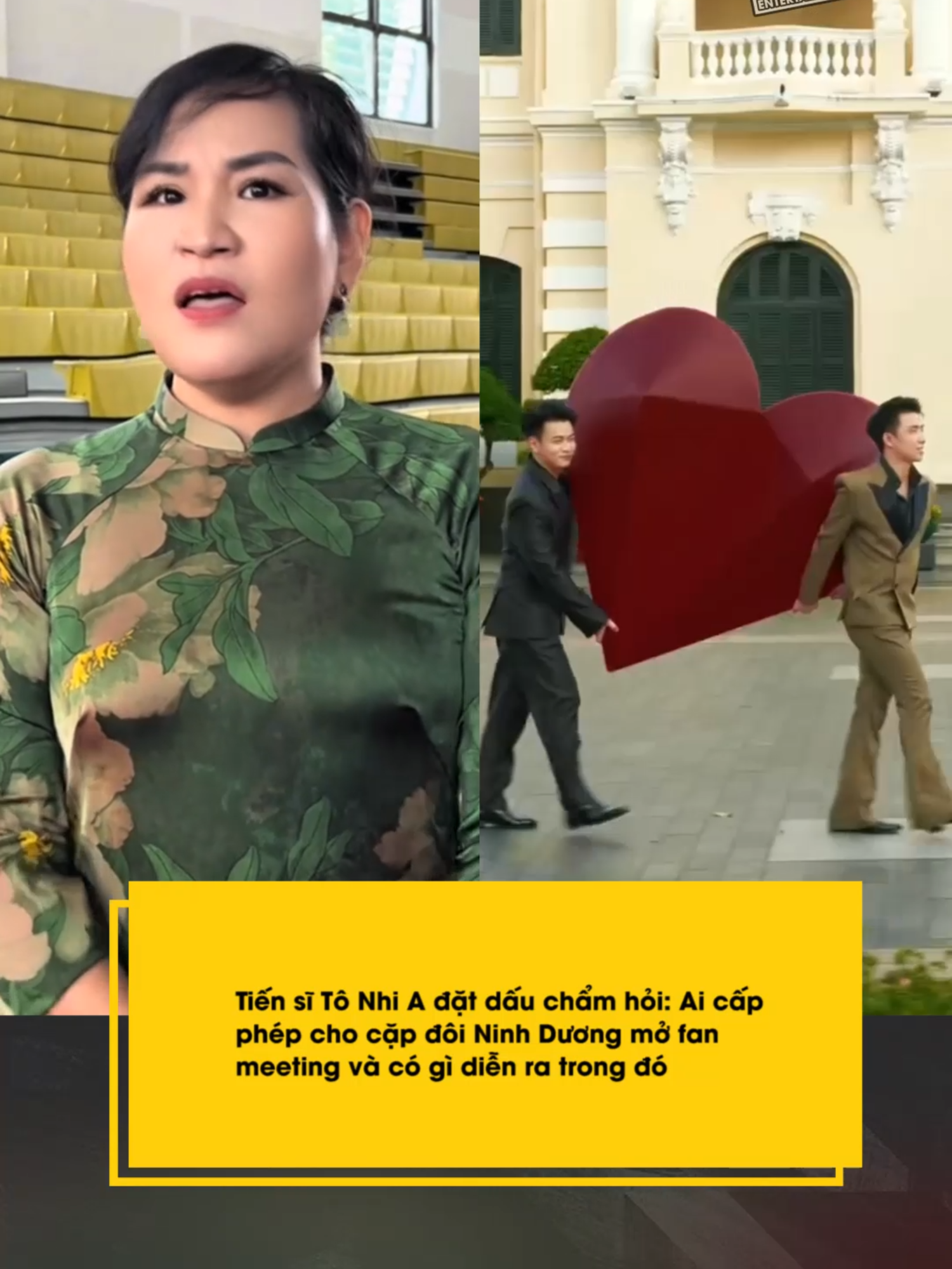 Tiến sĩ Tô Nhi A đặt dấu chẩm hỏi: Ai cấp phép cho cặp đôi Ninh Dương mở fan meeting và có gì diễn ra trong đó #khaunghiep #dramin #ninhduong #tonhia