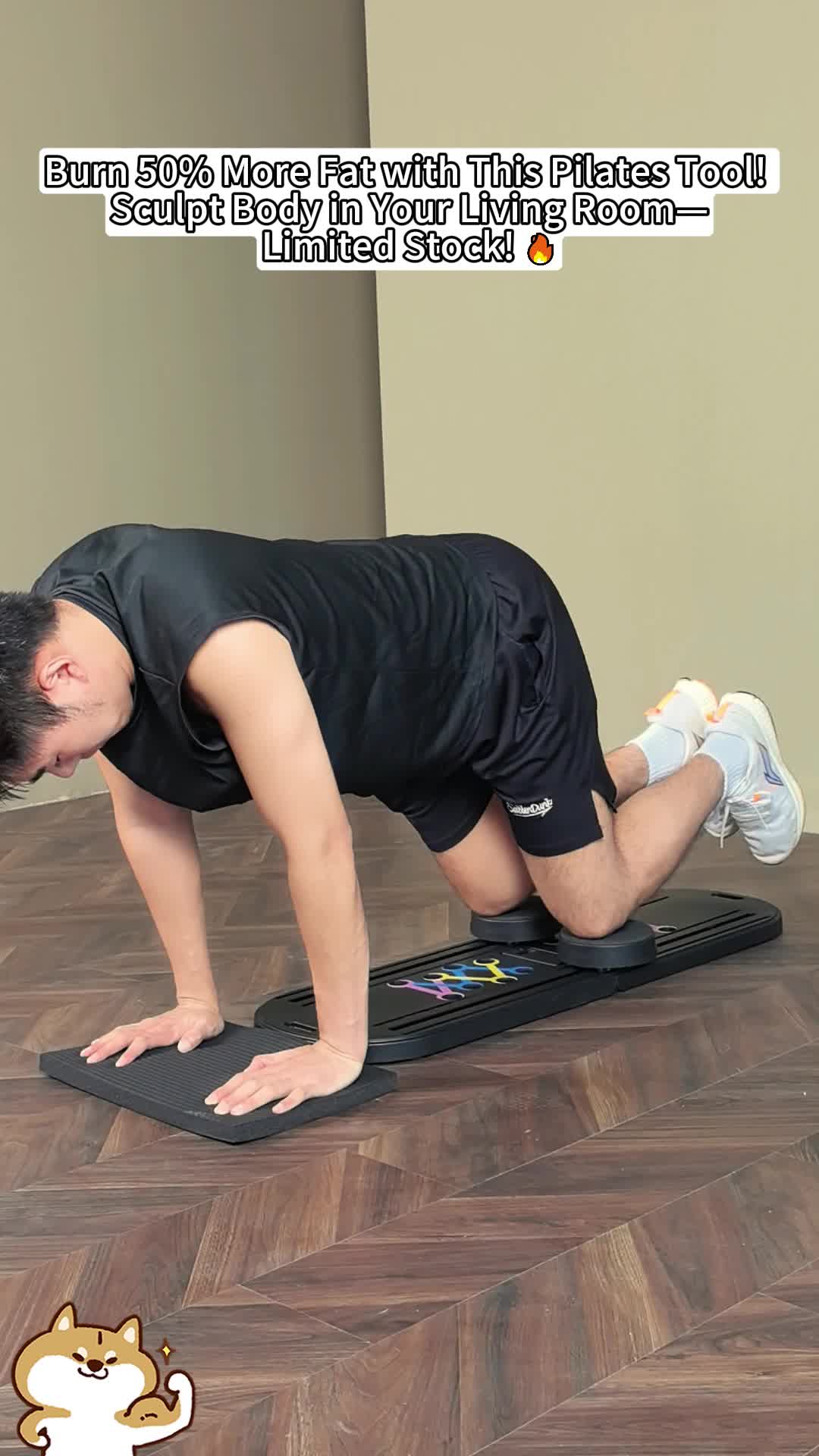 Daily Exercise Routine with Pilates Board 🧘 #homegymequipment #homefitness #pushupboard #womensfitness #pilatesboard #fitnessequipment #pilatesforwomen #gymequipment #pilatesoutfit #womenfitness #PilatesBoard #PilatesTraining #FullBodyFitness #PilatesChallenge #DailyPilates #StrongCore #AtHomeTraining #WorkoutChallenge #TikTokFitness #FYPPage