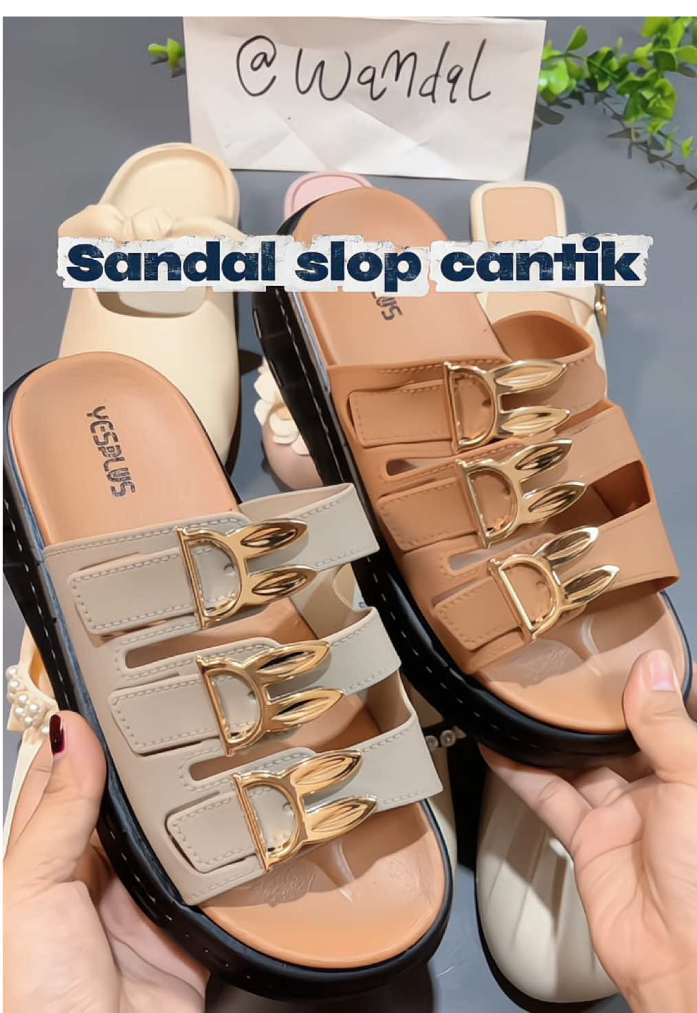 Sandal slop kekinian #sandalslop #sandaljelly #sandaldaily #sandalterlaris 