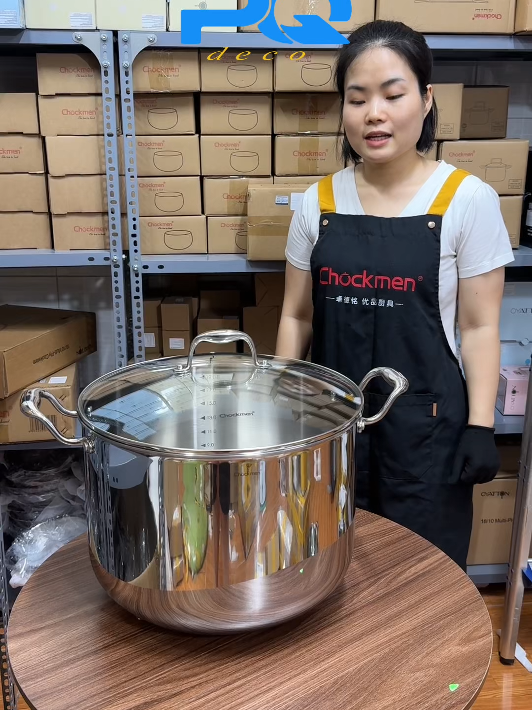 Nồi luộc gà chockmen 34cm #phuquydeco #chockmen