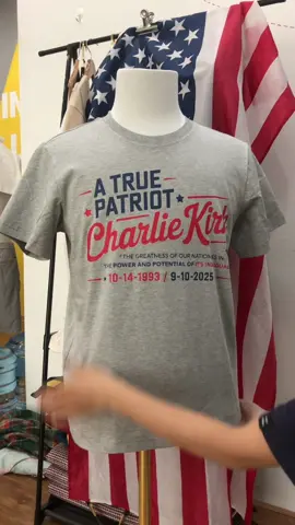 Charlie Kirk Memorial T-Shirt - A True Patriot 