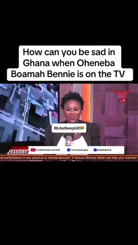 How can you be sad in Ghana when Oheneba Boamah Bennie is on the TV  @Oheneba Boamah  #viraltiktok #viral #ghana #politicaltiktok #ndc #npp #power979fm #tvxyz #entertainment #ghanaentertainment #EntertainmentNewsPH  