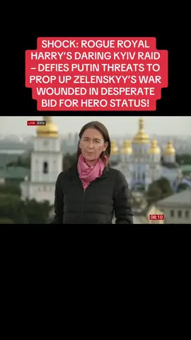 SHOCK: ROGUE ROYAL HARRY’S DARING KYIV RAID – DEFIES PUTIN THREATS TO PROP UP ZELENSKYY’S WAR WOUNDED IN DESPERATE BID FOR HERO STATUS! Ex-pat duke jets from UK snub to Ukraine spotlight – second stunt this year without Meghan. #HarryInKyiv #UkraineWar #RoyalRebel ©️ BBCBreakfast