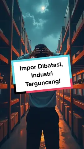 Kebijakan baru pembatasan impor bahan baku bikin industri dalam negeri kelimpungan. Dampaknya, produksi terhambat dan harga naik! #Ekonomi #Industri #KebijakanPemerintah #Impor #Bisnis #Indonesia