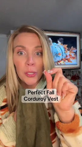 Fall vest in corduroy yes please! #fallfashionfinds #womensfashion #corduroy #fallaesthetic 