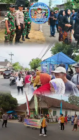 Bhabinkamtibmas Desa Kampungbaru, Polsek Warujayeng Aiptu Andrias Nurcahyo bersama Regu Siaga Polsek Warujayeng melaksanakan kegiatan pengaman Karnaval di Desa Kampungbaru, Kecamatan Tanjunganom. #bhabinkamtibmas #polresnganjuk #binmaspolresnganjuk  #binmaspoldajatim #polriuntukmasyarakat