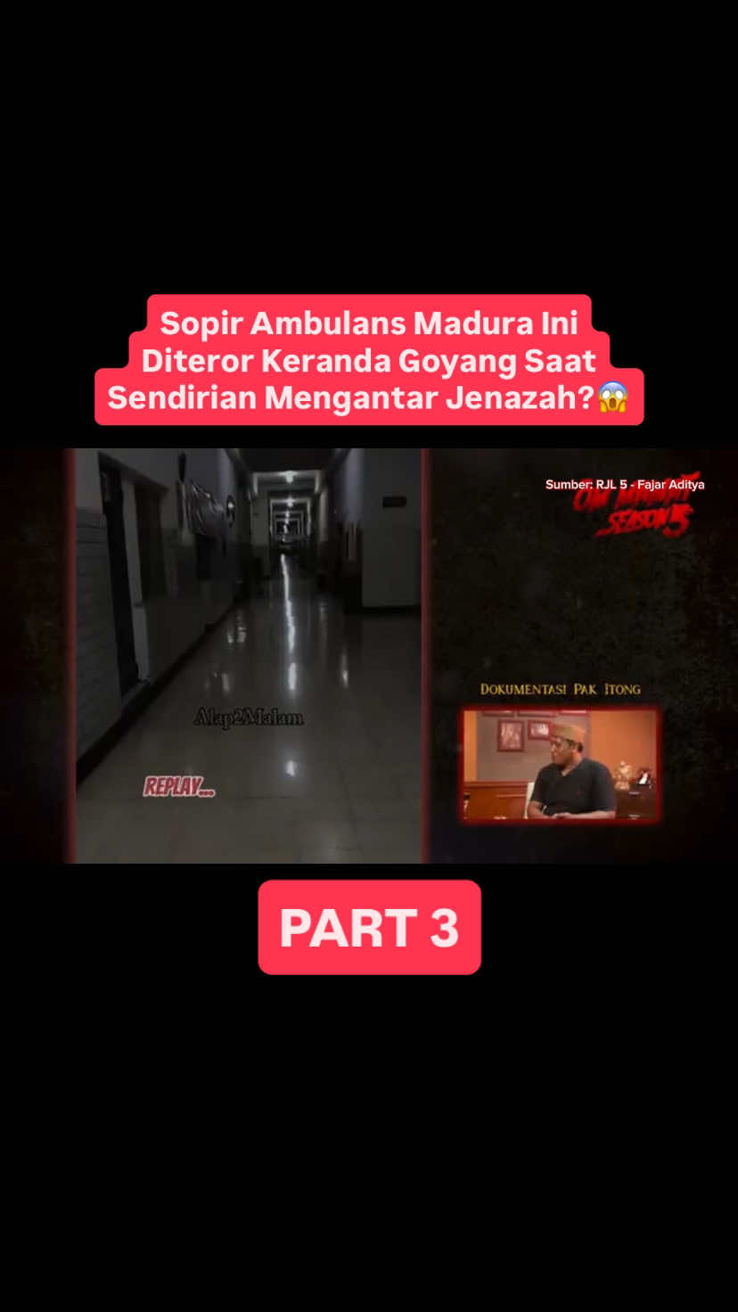 Viral kisah sopir ambulans diteror keranda goyang, ada yang ingin uji nyali? #alap2malam #fypシ゚ #ambulance #viraltiktok #rjl5 