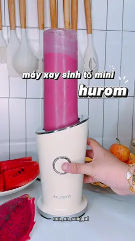 máy xay sinh tố mini tiện lợi công suất mạnh bếp nào cũng cần #nauancungut #huromvietnam #suckhoe #datpowerhouse #mayxaysinhtomini 