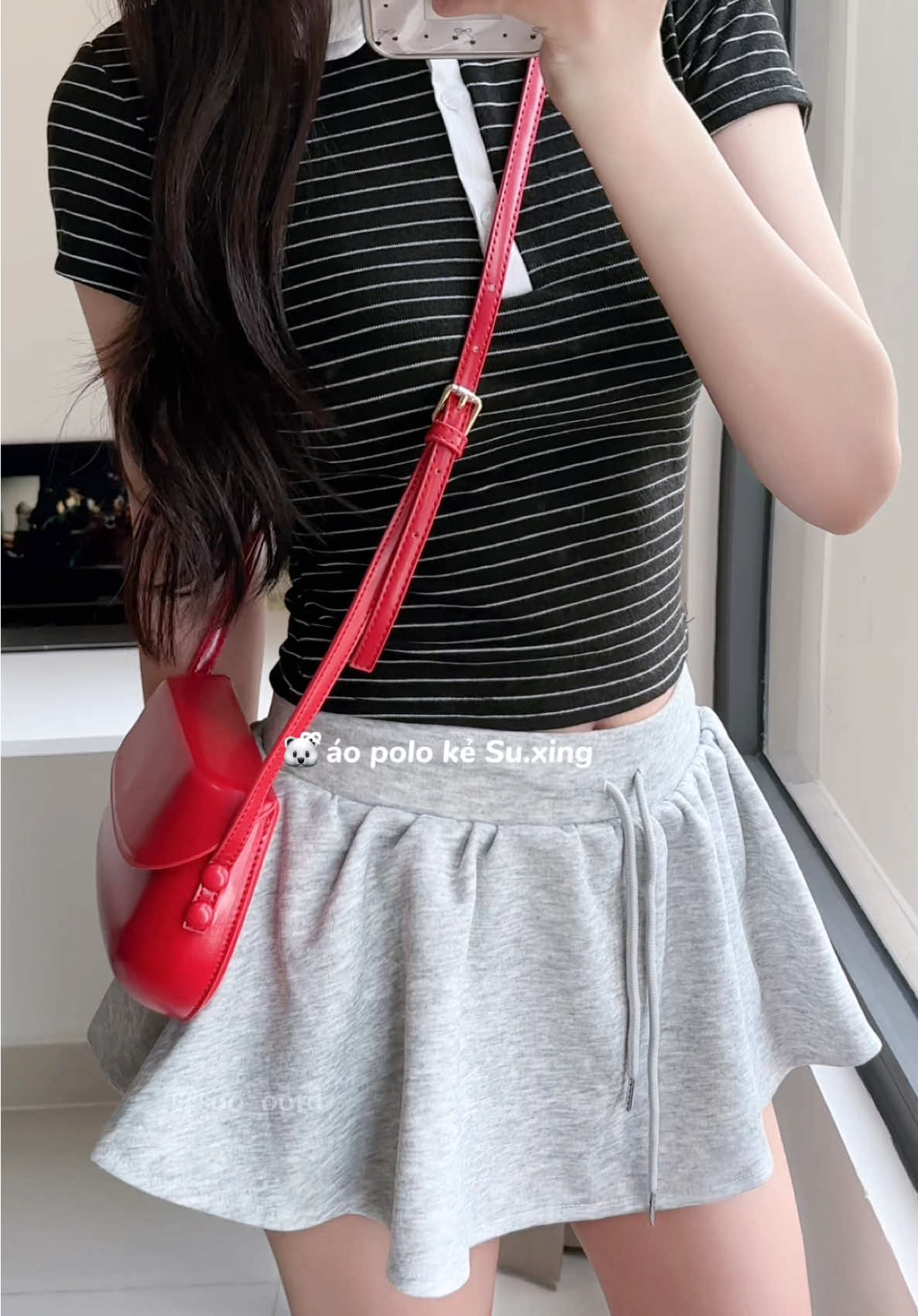 polo cổ sen 2 lớp siu xinhhh 😚 #suxing #outfitideas #aopolo #aoxinh #aothunnu 