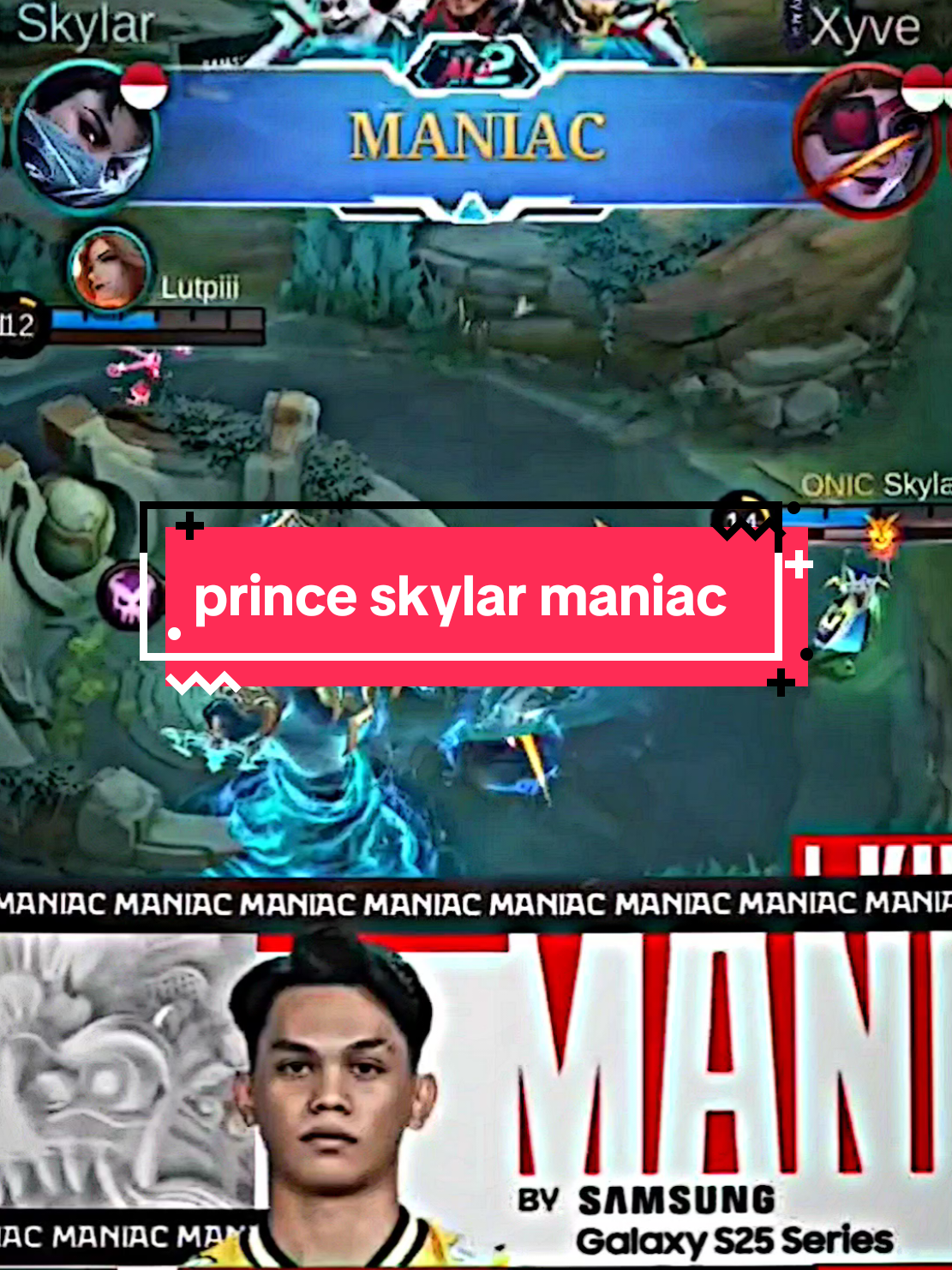 maniac from price skylar🤫🔥 #MLBBNEXT2025 #SeasonsEndGiveaway #onicskylar #rrqhoshi #fypシ゚ 