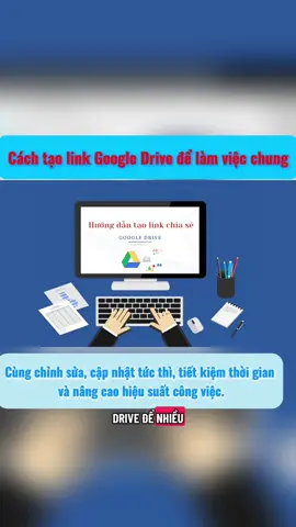 📌 Hướng dẫn cách tạo link Google Drive – mẹo văn phòng ai cũng nên biết để ⏳ tiết kiệm thời gian & 🚀 tăng hiệu quả teamwork”#word #tinhocvanphong #office #LearnOnTikTok #xuhuong 