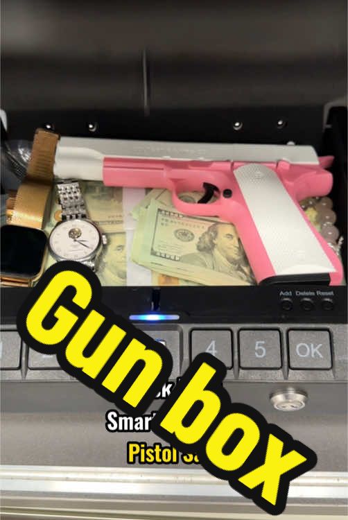 For Sale! pistol gun safe box 🔫#safe #gunsafe #gunsafebox 
