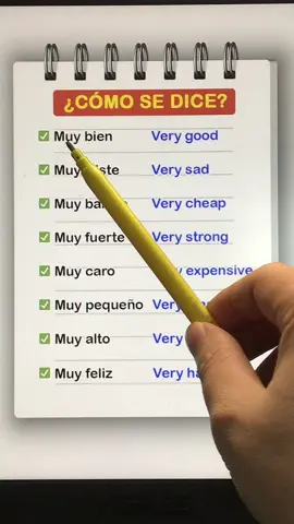 MUY en inglés #ingles #aprendeingles #inglesonline #inglesfacil #inglesbasico #spanisheasy #learnenglish #spanishteacher 