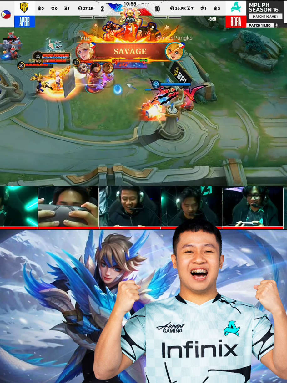 First Savage in Mpl ph s16 Yue kimmy #MLBB #ReadyforTrippings #ReadyforNEXT #MLBBNEXT2025 