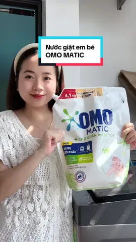 Nước giặt em bé OMO MATIC #nhaxoaidayroi23 #hoptaccungunilever #CleanTok  #LifeHack #cleaninghack 