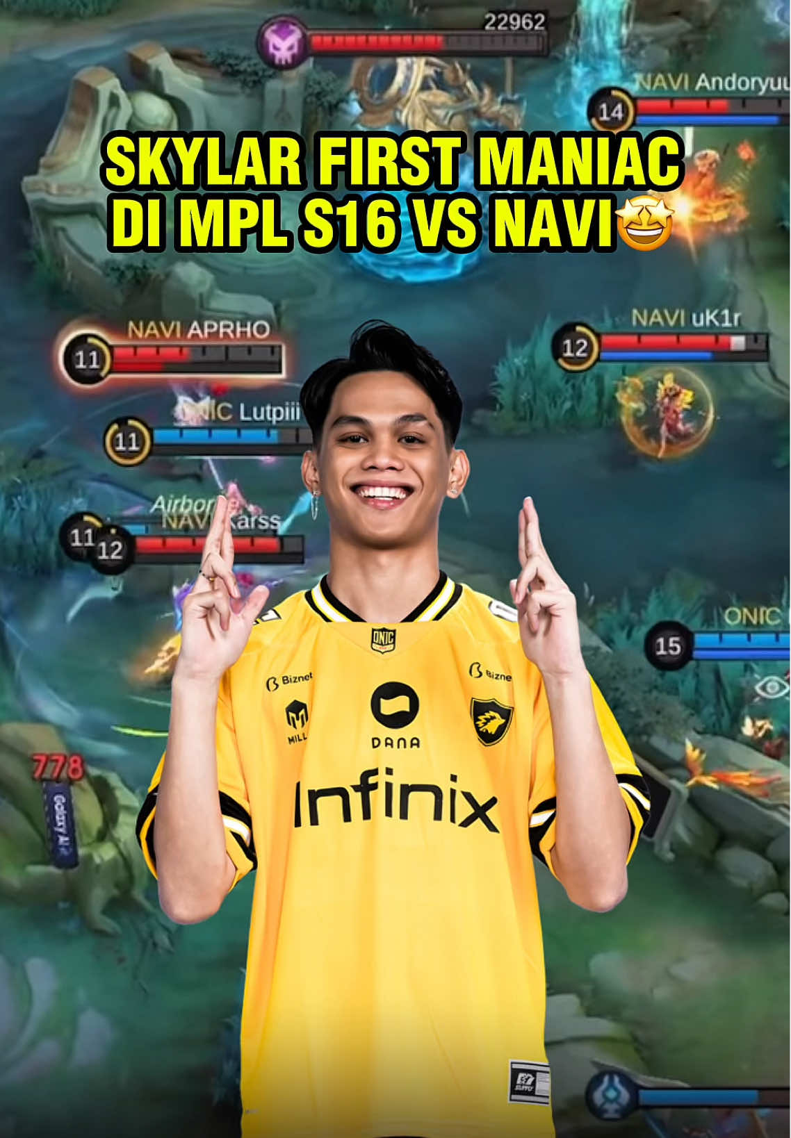 MANIAC FROM PRINCE SKYLARRR! 💪🤩 #GOONIC #MPLS16 #MPL 