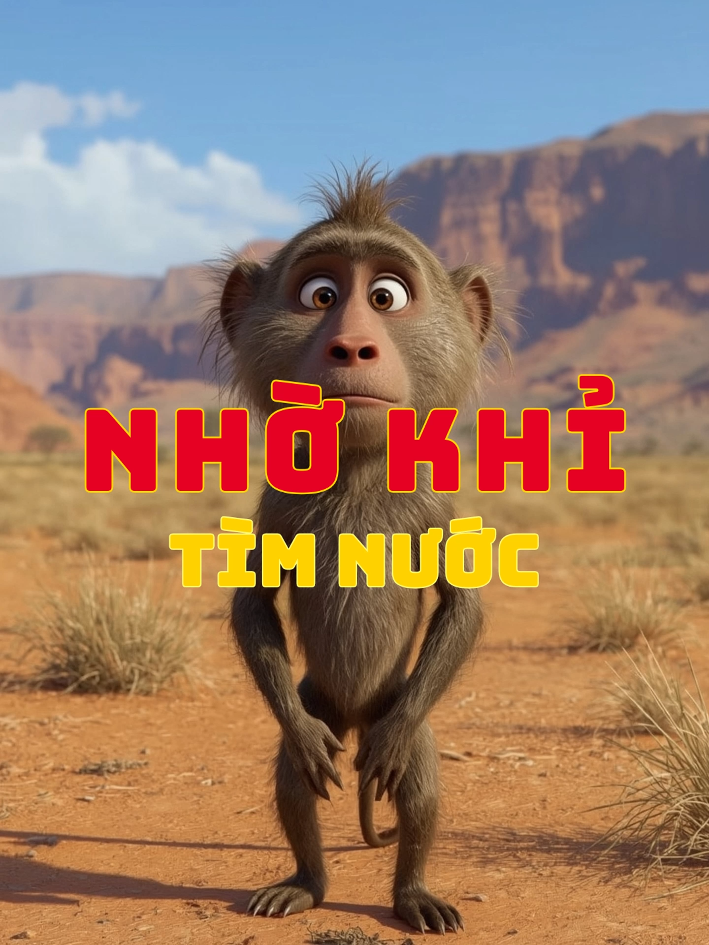 Người Bushman khéo léo tìm nước nhờ khỉ đầu chó!!! #suthatkhoahoc #viral
