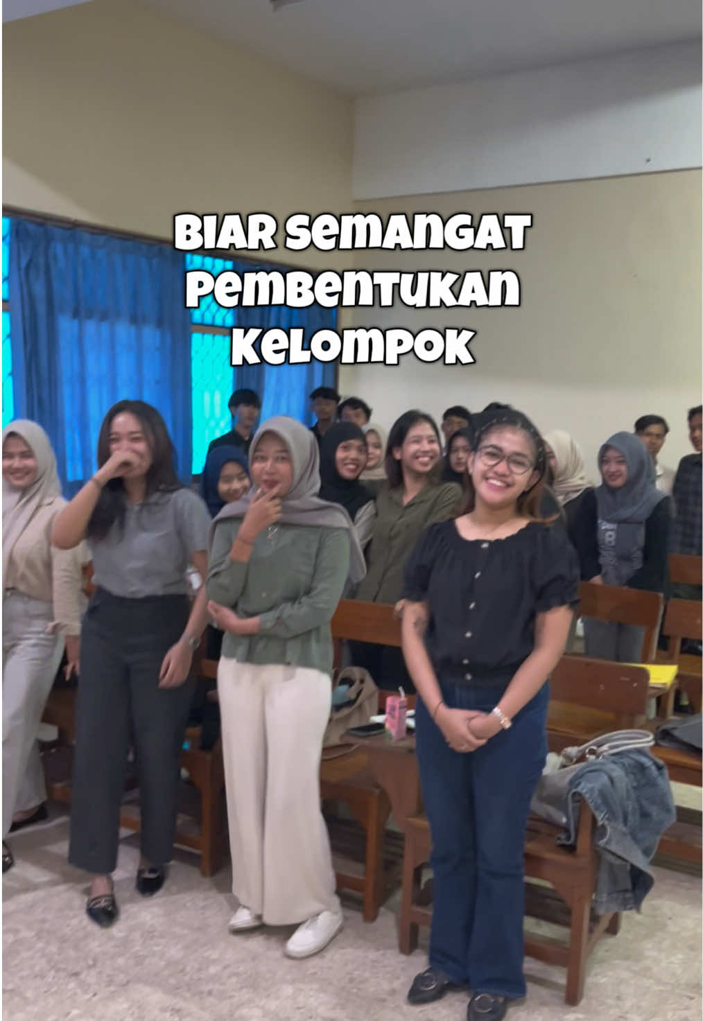 Cara pembentukan kelompok yang bisa bikin sekelas ngakak #mahasiswa #semester3 #unpkediri #yuenpi #kampus 