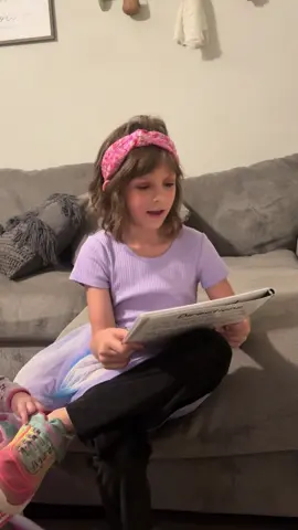 In just 3 short days and now she knows every word in the story!! #homeschool 