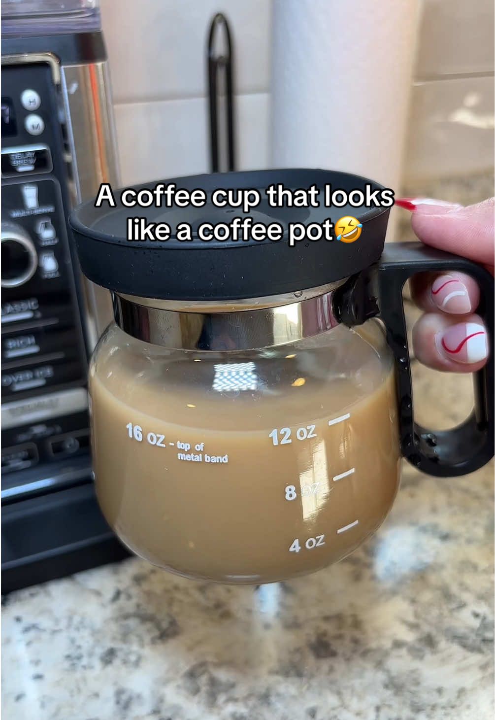 Such a perfect Christmas gift! #coffeepotmug #coffeecup 