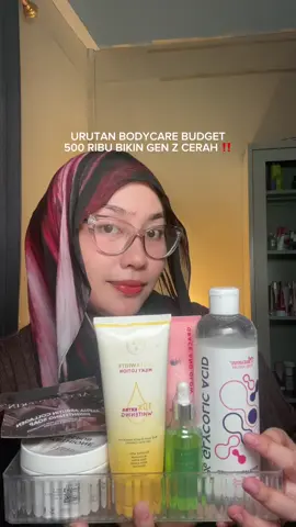 Woi gen z cobain deh urutan Bodycare ala gw klo rutin + cocok pasti bisa cerah ❤️❤️ #bodycare #bodycareroutine #bodylotion #fyp 