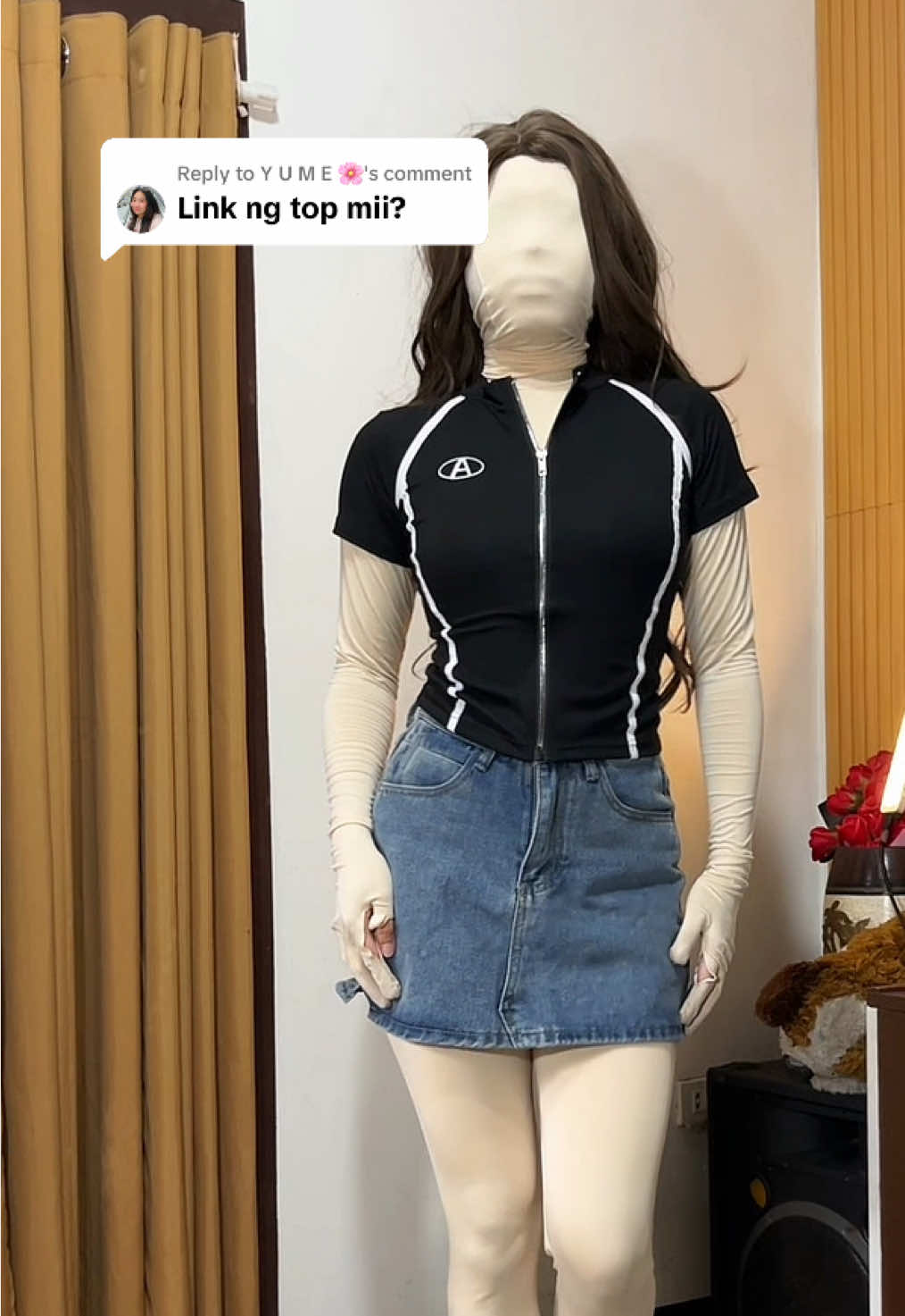 Replying to @Y U M E 🌸 ito na mii zipper top, pwede rin pang jogging😍 #fashiontips #fittedtop #casualstyle #basicfashion