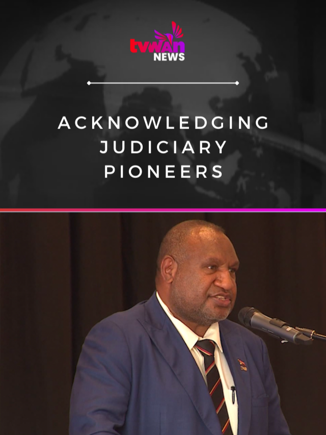 Acknowledging judiciary pioneers #Jamesmarape #pngprimeminister #papuanewguinea🇵🇬 #Tvwannews