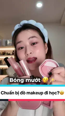 Chuẩn bị đồ makeup đi học mình có những gì ?✨🥳🤩🫧#rinabeauty #lamdep #trending #viral #xuhuong ##3CEVN #3andChịEm #HợpTácCùng3CE #makeup #beauty #virralvideo #trending 