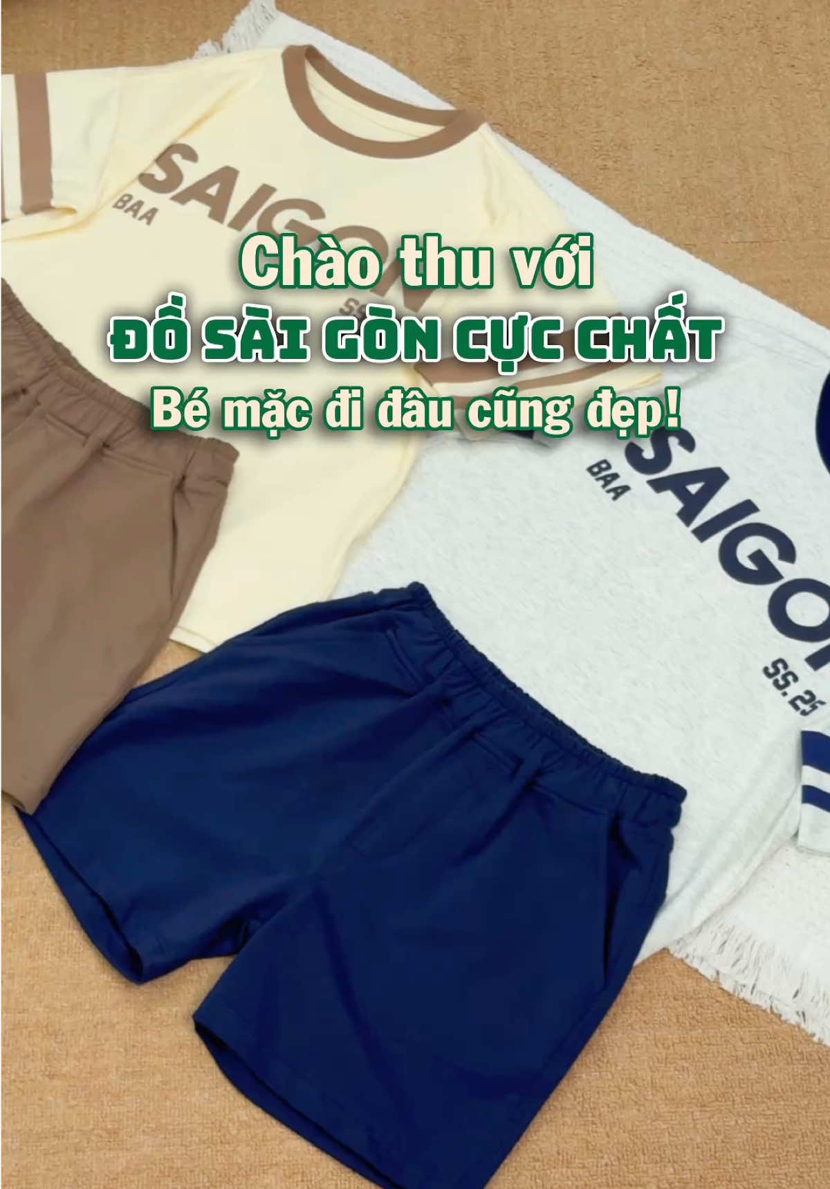 Đồ bộ Sài Gòn cực chất bé mặc đi đâu cũng đẹp #baababy #thoitrangtreem #fyp #xuhuong #brand 