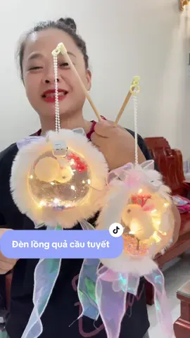 Đèn lồng trung thu đẹp quả cầu tuyết xinh #giadinhnhatho98 #xuhuongtiktok #xuhuong #denlong #denlongtrungthu 
