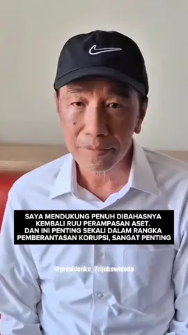 Presiden Ke-7 RI Joko Widodo angkat bicara mengenai rencana Rancangan Undang-undang atau RUU Perampasan Aset akan dibahas kembali di DPR. Presiden Ke-7 RI Jokowi mendukung pembahasan RUU Perampasan Aset. Karena itu sangat penting dalam upaya pemberantasan korupsi. 