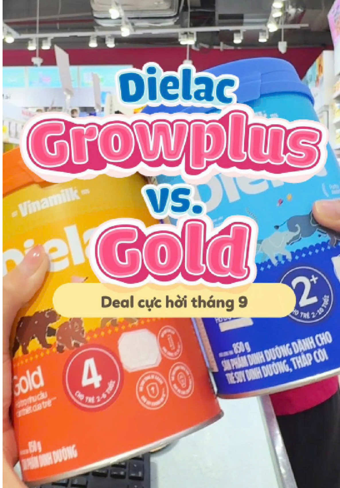 2 dòng sữa siêu hot của Vinamilk đây ạaaa #ConCung #LoveConCung #dielacgold #dielacgrowplus 
