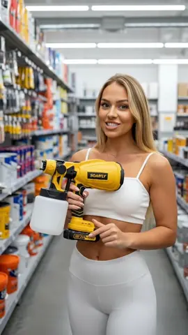 Potência e praticidade na sua mão! A pistola de pintura SOARFLY 21V com 2 baterias e reservatório de 1 litro tá em promoção de 299 por apenas 218 - e ainda parcela em até 4 vezes sem juros! #PistolaDePintura #TikTokShopBrasil #OfertaRelampago #FerramentasProfissionais #oficial