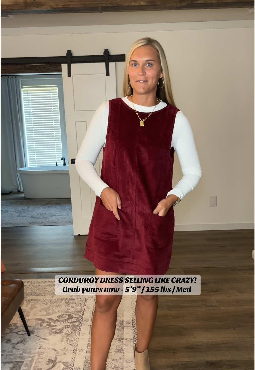 Selling like crazy! You need to grab ya one for fall! Runs TTS! @TanmingFashion #tanmingfashion #corduroydress #falldress #fallfashion #fallfreshness 