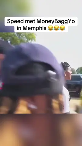 Speed met MoneyBaggYo in Memphis 😂😂😂 #fyp #viral #ishowspeed #moneybaggyo 