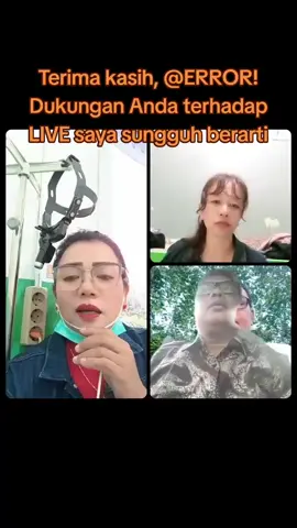 ERROR, terima kasih atas dukungan luar biasa Anda di LIVE saya! Saya akan terus membuat konten LIVE yang lebih baik! @ERROR #tiktoklive #livehighlights #livegift #heartsignal #bentukhati 