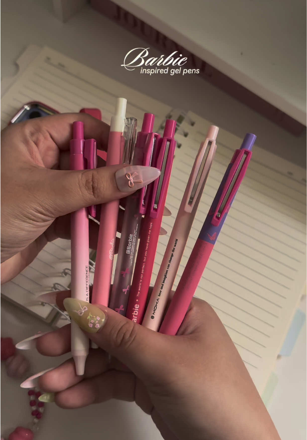 no smudge!! ang ganda pangsulat 🥹💗 #gelpen #ballpen #pink #fyp #stationery 