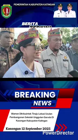 Wamen Diktisaintek Stella Cristie Tinjau Lokasi pembangunan Sekolah Unggulan Garuda di Kasongan Kabupaten Katingan #sekolahgaruda #kemendiktisaintek #fyp #infokatingan 