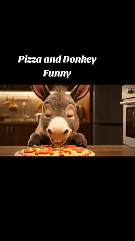 #creatorsearchinsights  Pizza and Donkey funny #pizza  #donkey  #funnytiktok  #funn 