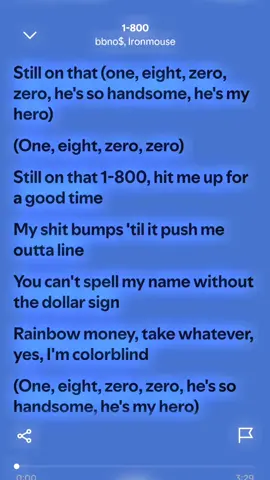 @bbno$  #fypviralシ #1800bbnos #spotify #spotifylyrics #music 
