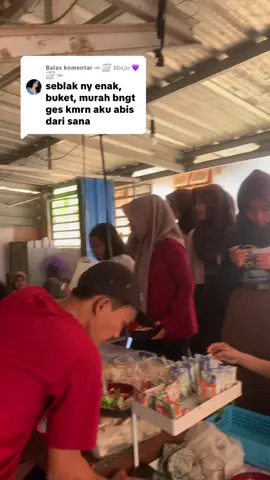 Membalas @༻꫞ 𝑀𝑖𝑛𝑗𝑖𝑒 💜 ꫞༺ dari buka sampe tutup ludes nonstop 😅 sini gays Sabtu besok banyak promonyaaa 😍😙#fyppppppppppppppppppppppp #masukbernda #semuaorang 